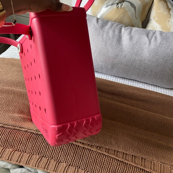 BOGG BAG - Medium Tote Bag (Off to the Races, Red, White Buttons) - Picture 7 of 7